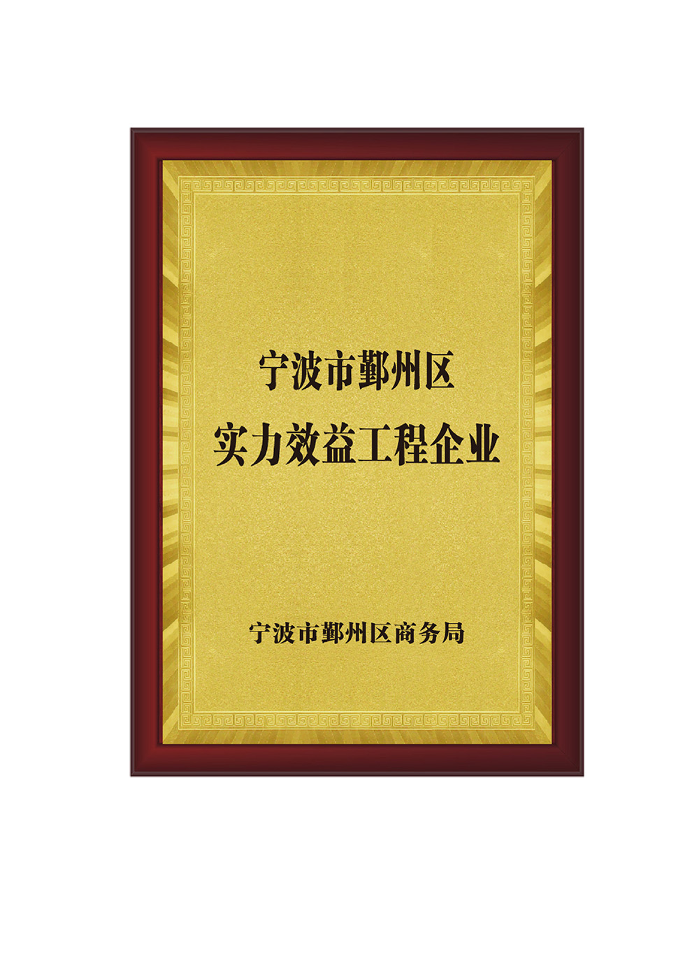 宁波市鄞州区实力效益工程企业